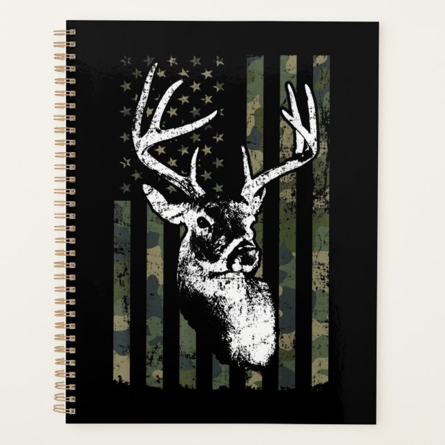 Agenda Caza de ciervos Whitetail Buck en EE.UU. Camuflage (Anverso)