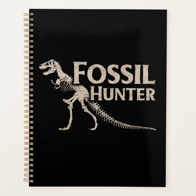 Agenda Cazador fósil Paleontología Fósiles de Dinosaurios (Anverso)