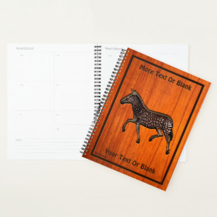 Agenda Cebra de dot de polka tallada