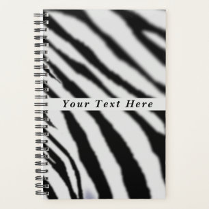 Agenda Cebra - Personalizable - Añadir tu texto / nombre
