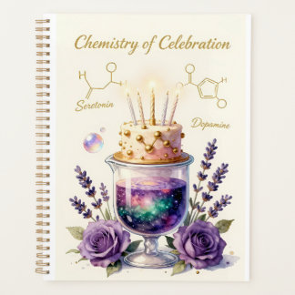 Agenda Celebración de Cumpleaños de Química Frasco y arre