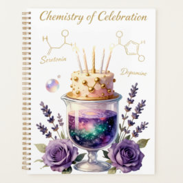 Agenda Celebración de Cumpleaños de Química Frasco y arre