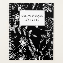 Agenda Celiac Disease Monthly Journal - Black & White