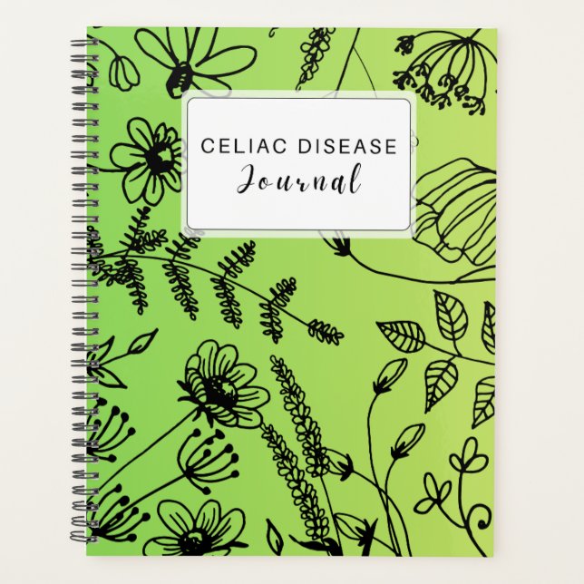 Agenda Celiac Disease Monthly Journal - Green (Anverso)