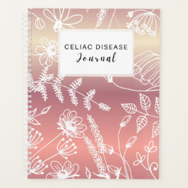 Agenda Celiac Disease Monthly Journal - Pink Metallic