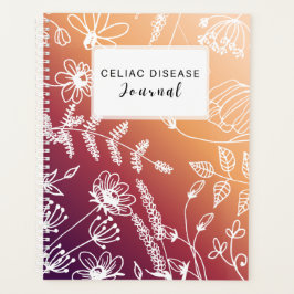 Agenda Celiac Disease Monthly Journal - Sunset Purple