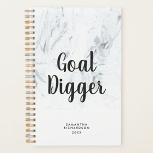 Agenda Cepillo de mármol con gol con motivación