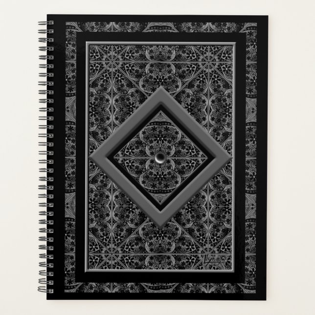 Agenda Ceramic Lace Black (Anverso)