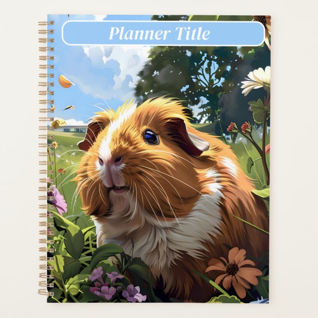 Agenda Cerdo de Springtime Guinea (Anverso)