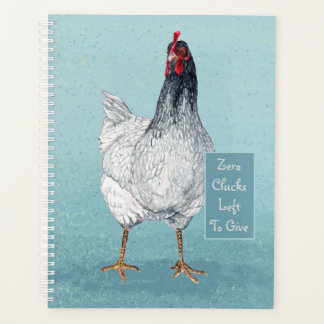Agenda Cero golpes de gallina en azul