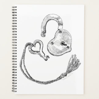 Agenda Cerradura y Llave de Corazón