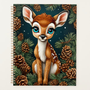 Agenda Cervatillo Adorable Rodeado de Piñas