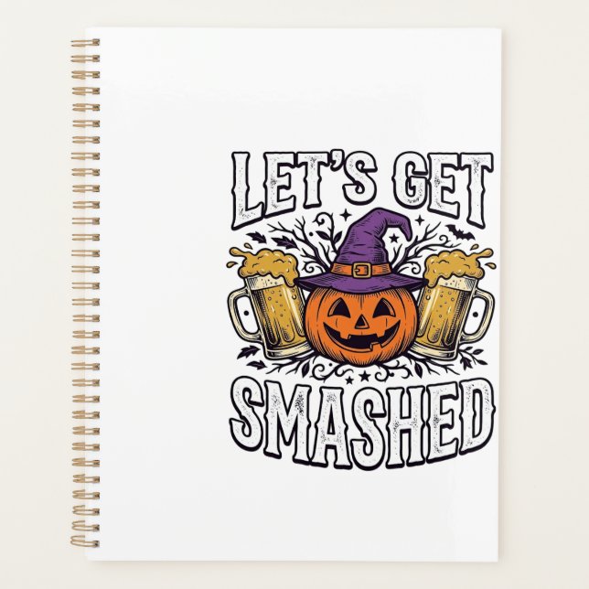 Agenda Cerveza de calabaza Halloween Let's Get Smashed (Anverso)