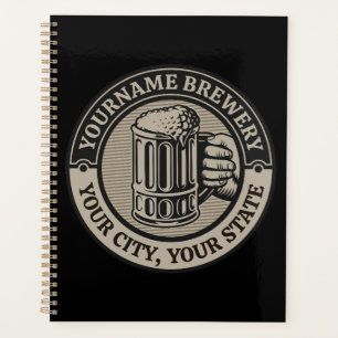 Agenda Cerveza de elaboración de nombres personalizados C