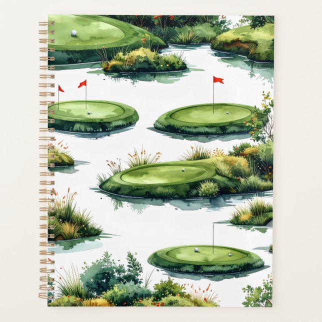 Agenda Césped de práctica de golf (Anverso)