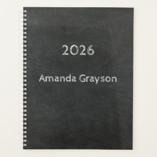 Agenda Chalkboard with Custom Date and Name