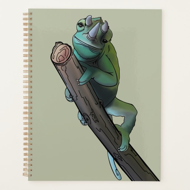 Agenda Chameleon de Cute Jackson (Anverso)