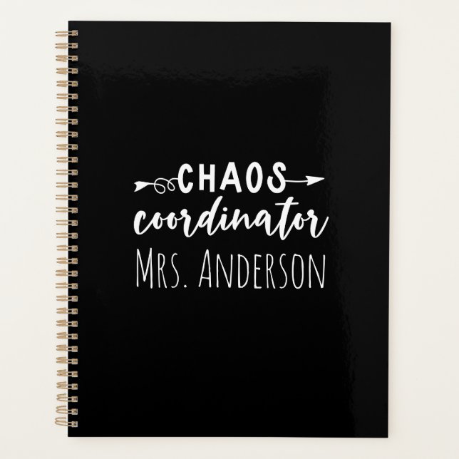 Agenda Chaos Coordinador Oficina Coworker Mom (Anverso)