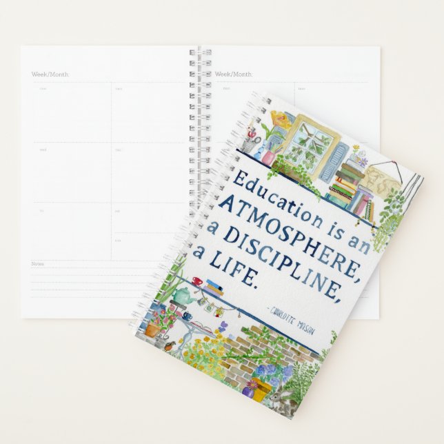 Agenda Charlotte Mason Quote Planner (Demostración)