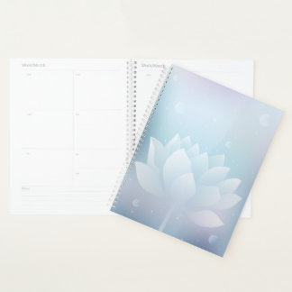 Agenda Charming Lotus Hardcover Planner