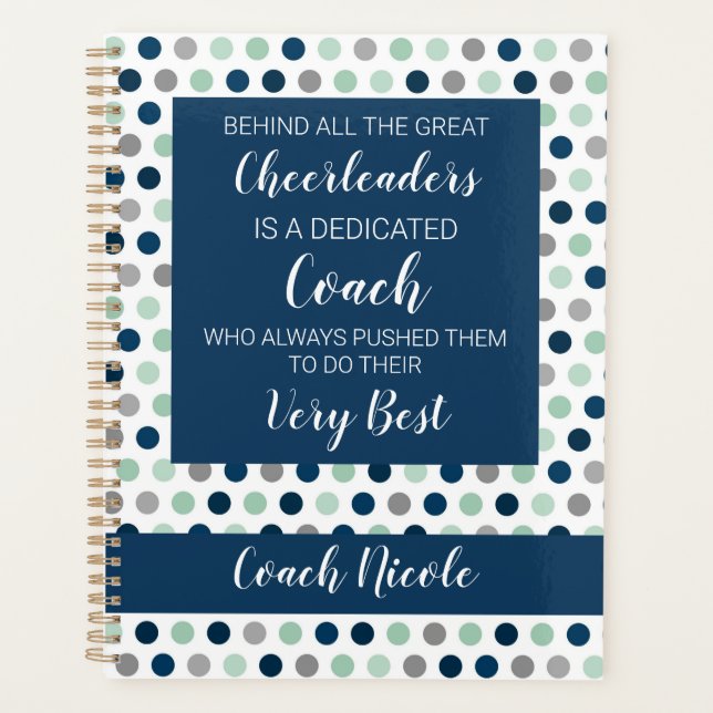 Agenda Cheer Coach Planner (Anverso)