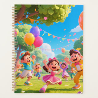 Agenda 🎈 Cheerful Adventure Daily Planner | Fun for Kids