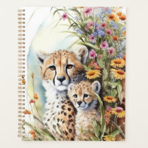 Cheetah Baby and Mom Planner