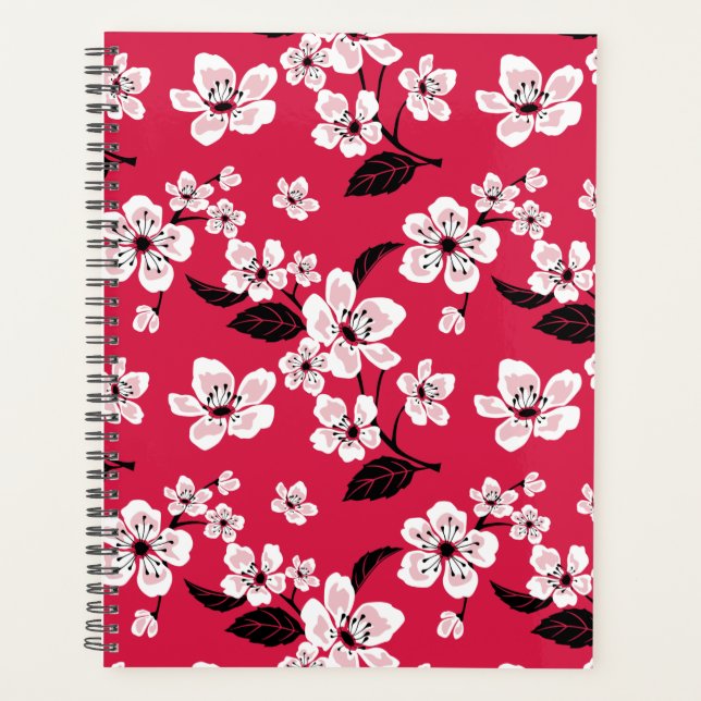 AGENDA CHERRY BLOSSOM - SAKURA (ROJO) (Anverso)