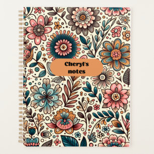 Agenda Cheryl's Notes Floral Notebook