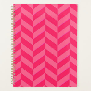 Agenda Chevron rosa Stylish