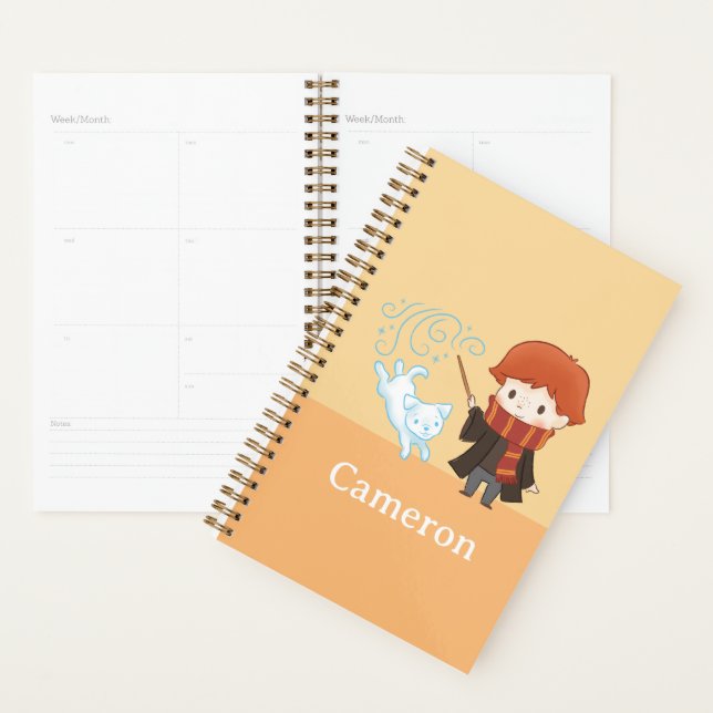 Agenda Chibi Ron Weasley Patronus (Demostración)