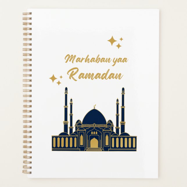 Agenda Chic Modern Minimal Ramadan Greeting (Anverso)