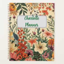 Agenda Chic personalizado Flor  Productividad y Meta 