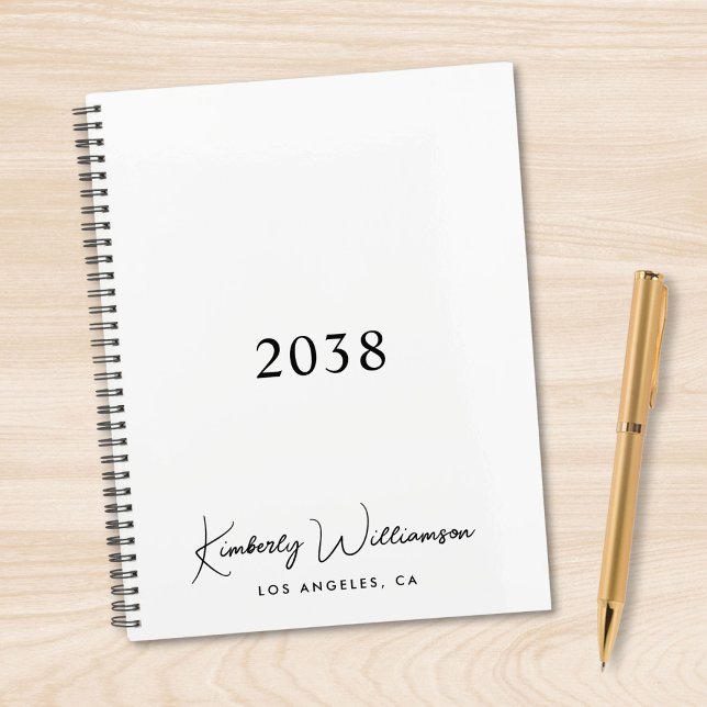 Agenda Chic Signature Script Monogram Business (Subido por el creador)