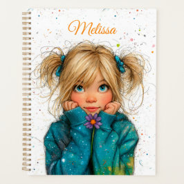 Agenda Chica Acuarela Cualquier Nombre