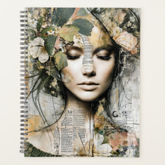 Agenda Chica artística diseño botánico