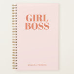 Agenda CHICA BOSS Pink Red Retro Calligraphy Planner<br><div class="desc">CHICA BOSS Pink Red Retro Calligraphy Planner</div>