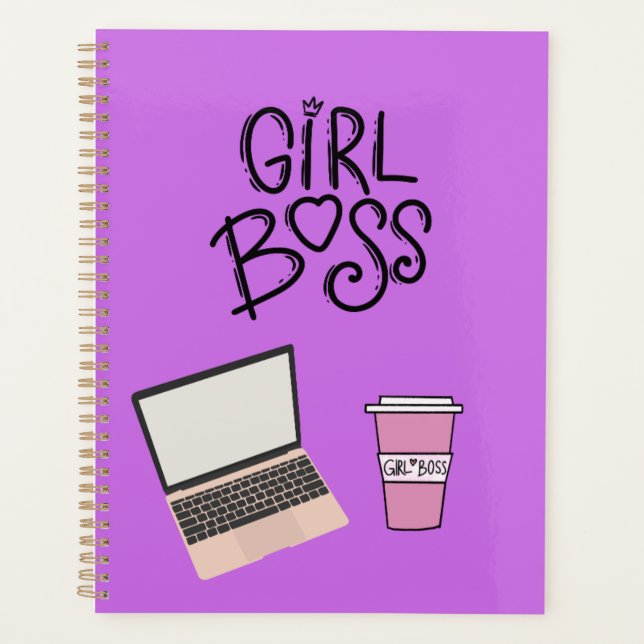 Agenda Chica Boss Planner con tapa dura (Anverso)