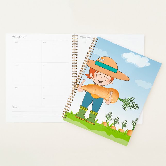 Agenda Chica campesino con jardinería de garganta gigante (Subido por el creador)