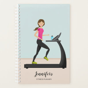 Agenda Chica Corriendo En Un Ilustracion De Muelle