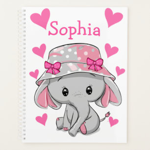 Agenda Chica Cute Baby Elephant