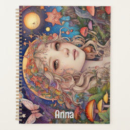 Agenda Chica de fantasía mística - Personalizado mágico