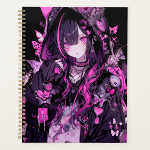 Agenda Chica de Gótico Cute Anime