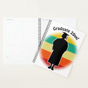 Agenda Chica de Graduado de Graduación Retro
