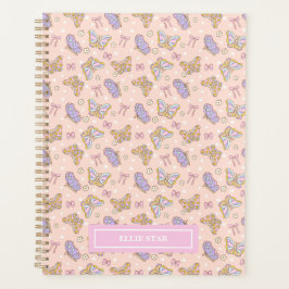 Agenda Chica de mariposa caprichosa personalizada