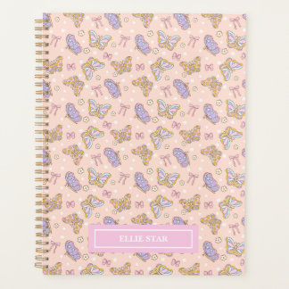 Agenda Chica de mariposa caprichosa personalizada