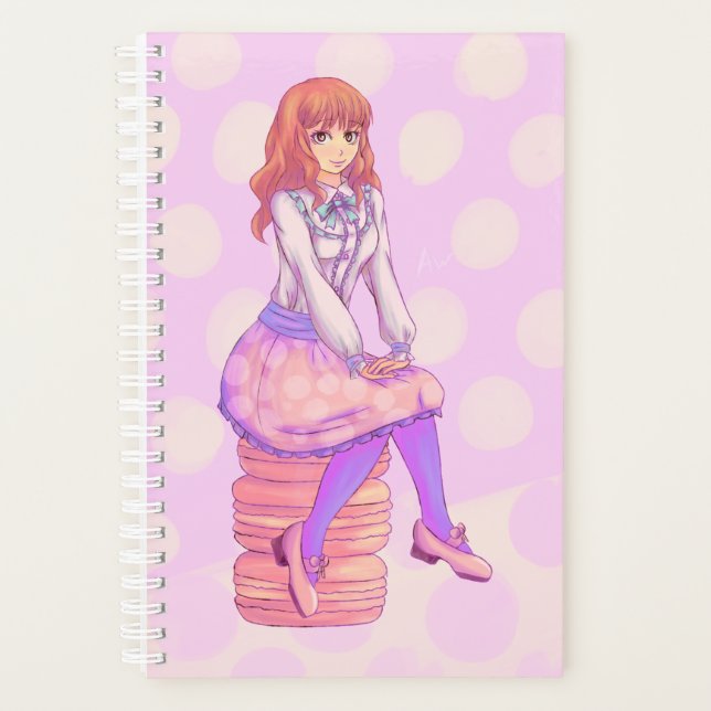 Agenda Chica de Pink Macaron (Anverso)