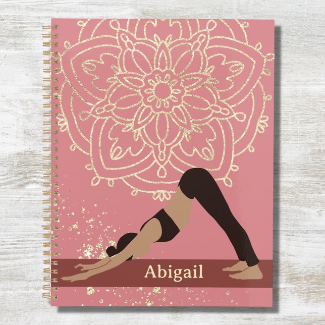 Agenda Chica de yoga Mandala moderna Rosa oro rosa (Subido por el creador)