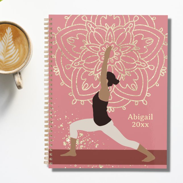 Agenda Chica de yoga Mandala moderna Rosa oro rosa (Subido por el creador)