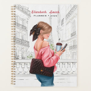 Agenda Chica Guapa con Café en París